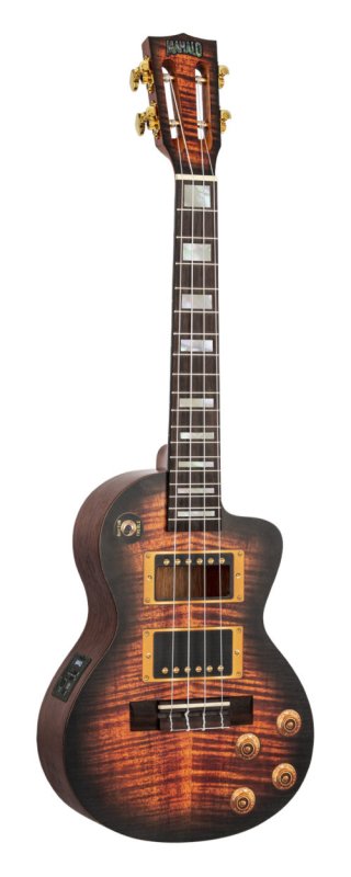 Kala Artist Elite Series Graphics Tenor Electric Ukulele With Bag, Electric Guitar