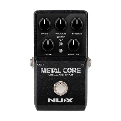 NUX Hi Gain Distortion with 3 Amps / IRs True Bypass Effects Pedal