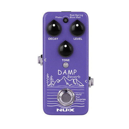 NuX Damp Reverb Effects Pedal With Three Classic Reverb Models