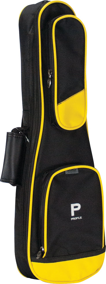 Profile Quality Soprano Ukulele Bag, Yellow