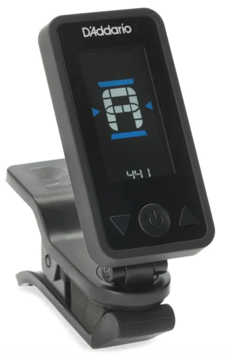 D'Addario PW-CT-27 Eclipse Rechargeable Clip-on Tuner (Black)