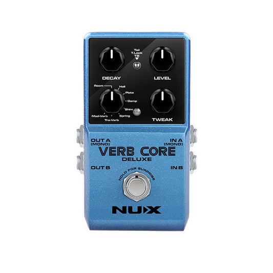 NuX Reverb Effects Pedal with 8 Different Reverbs and Freeze
