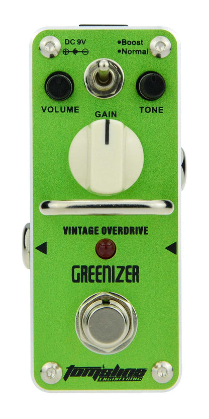 TOMSLINE AGR3 GREENIZER - VINTAGE OVERDRIVE EFFECTS PEDAL
