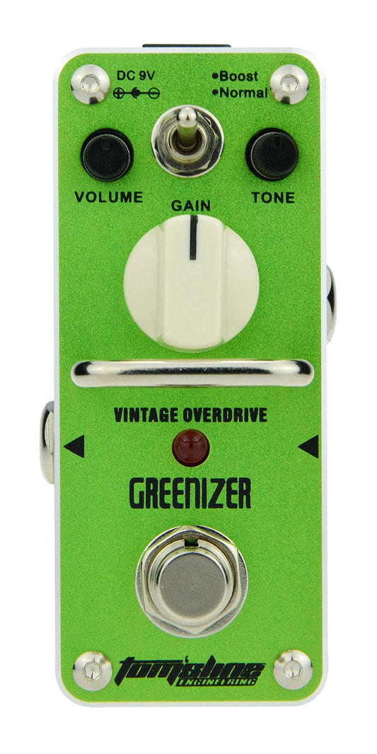 TOMSLINE AGR3 GREENIZER - VINTAGE OVERDRIVE EFFECTS PEDAL
