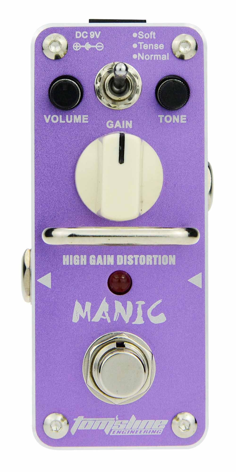 TOMSLINE AMC3 MANIC - HIGH GAIN DISTORTION EFFECTS PEDAL