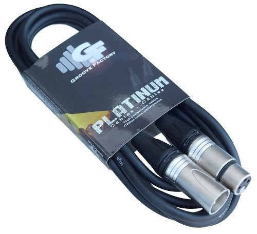 GROOVE FACTORY PLATINUM SERIES MICROPHONE CABLE XLR - 10 FEET