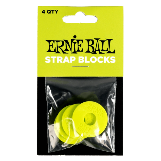 Ernie Ball Strap Blocks 4 Pack - Green