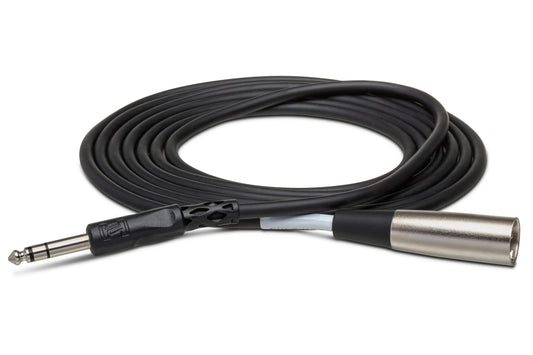 Hosa Balanced Interconnect, 1/4 in TRS to XLR-M, 2 ft
