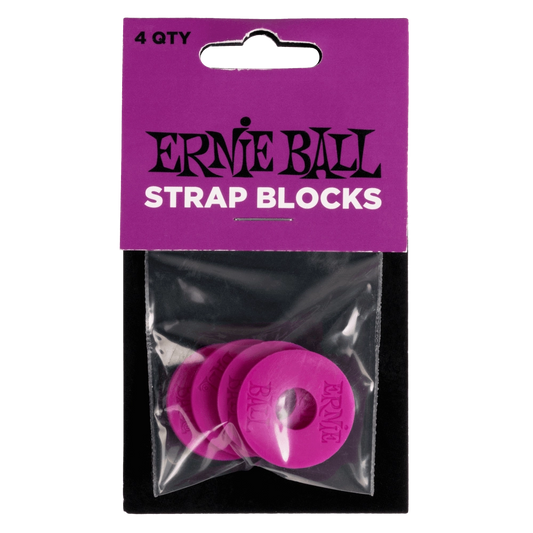 Ernie Ball Strap Blocks 4 Pack - Purple