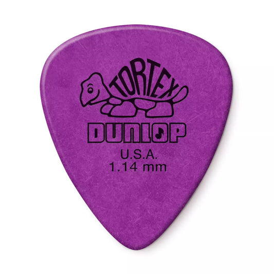 Dunlop Purple 1.14mm Tortex® Standard Guitar Pick (12/bag)