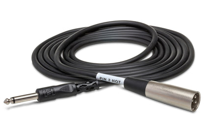 Hosa Unbalanced Interconnect 1/4 inch TS to XLR3M, 10 Foot