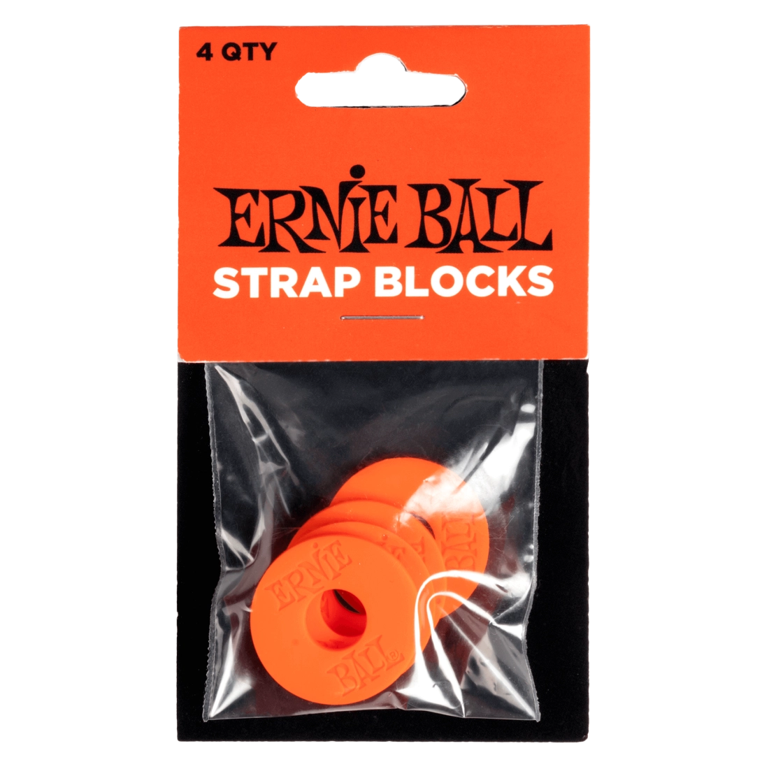 Ernie Ball Strap Blocks 4 Pack - Red