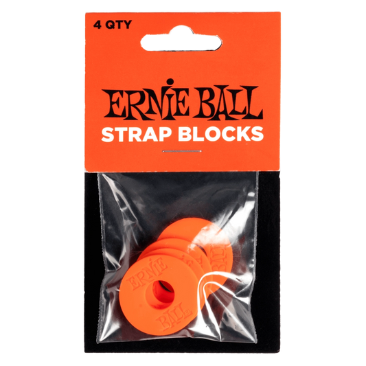 Ernie Ball Strap Blocks 4 Pack - Red