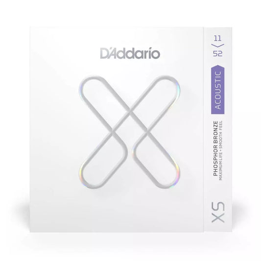 D'Addario XS Acoustic Phosphor Bronze 11-52 - Custom Light