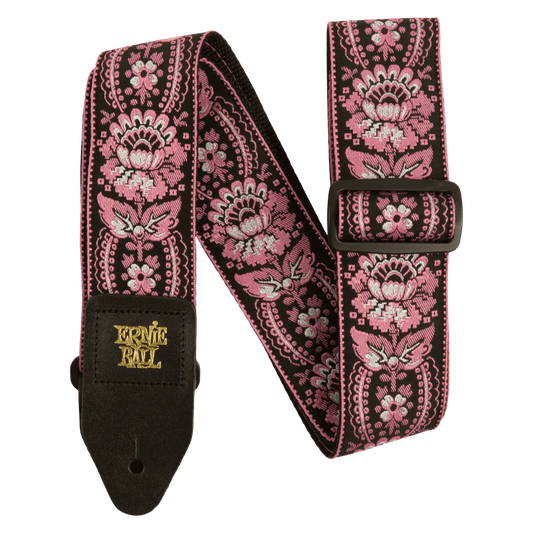 Ernie Ball Pink Orleans Jacquard Guitar Strap