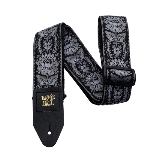 Ernie Ball Silver Orleans Jacquard Guitar Strap