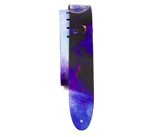 Perri’s Leathers Outer Space Printed Leather Guitar Strap