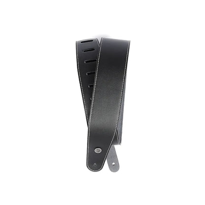 D'Addario Leather Guitar Strap - Black