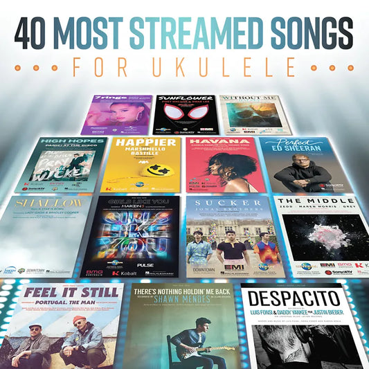 Hal Leonard 40 Most Streamed Songs for Ukulele Book
