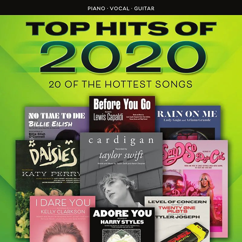 Hal Leonard Top Hits of 2020 Book