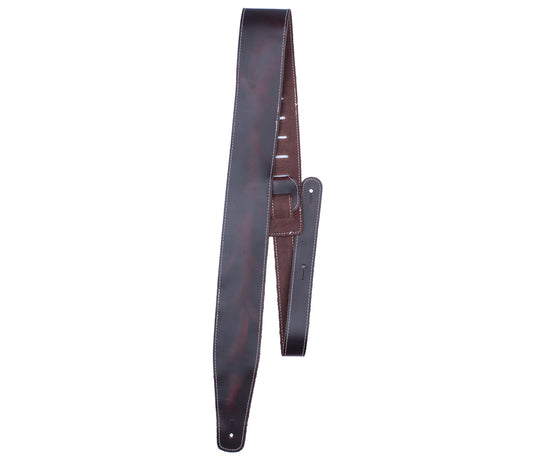 Perri’s Leathers Wine Leather Guitar Strap