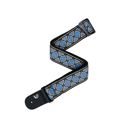 D'Addario Eco-Comfort Guitar Strap - Blue & Gold