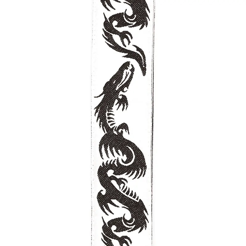 D'Addario Guitar Strap Dragon Tattoo Art