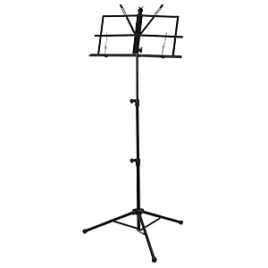 Deluxe Black Music Stand w/Bag