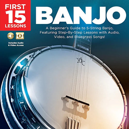 Hal Leonard First 15 Lessons – Banjo