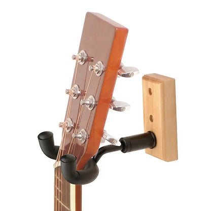 On-Stage Guitar or Ukulele Wall-Mount with Wood Base