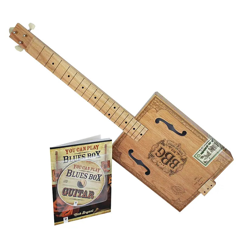 Hinkler Blues Box Slide Guitar with Slide and Pickup