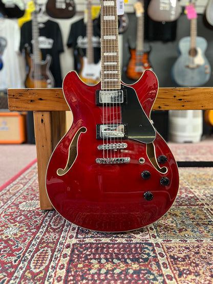 Ibanez Ibanez AS73TCD Semi-Hollowbody Electric Guitar - Transparent Cherry Red